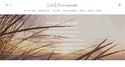 Desktop Screenshot of lakeeffectgallery.com